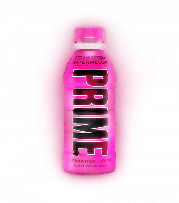 glowing pink strawberry watermelon prime hydration rgb led diy light bottle kit