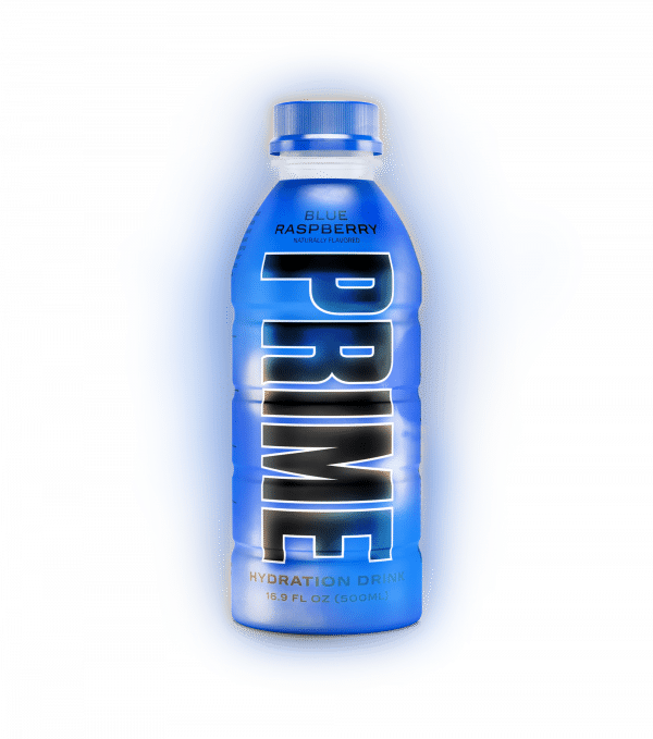 glowing blue raspberry prime hydration rgb led diy light bottle kit