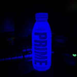 Blue Raspberry flavour LED RGB Light Prime hydration bottle