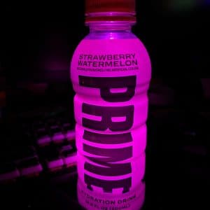 Strawberry Watermelon flavour LED RGB Light Prime hydration bottle